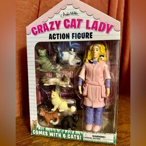 Crazy Cat Lady action figure